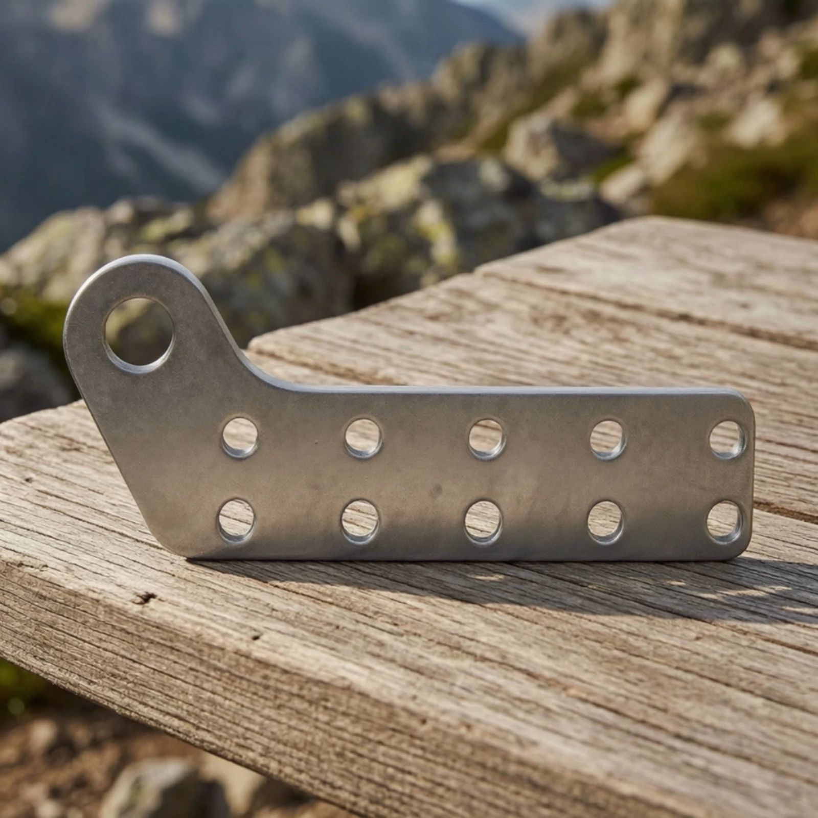 Bracket Rust-Resistant Connector Plate with Drilled Holes Hardware Long-Lasting for Rope Course Installations