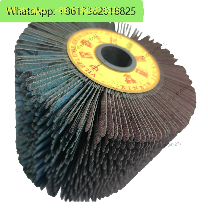 2PCS Wire drawing machine, abrasive cloth, wire/ wire drawing wheel, woodworking flower head, polished metal wood, deburring