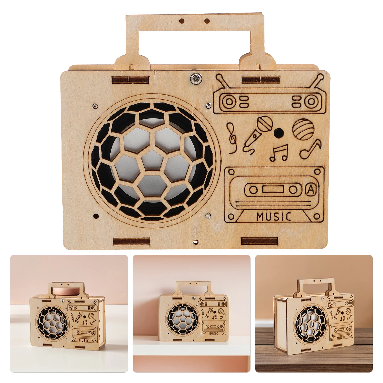 

Stem Educational Wooden Radio Project Kit for Kids DIY Electronic Project Build Your Own Learning Kit