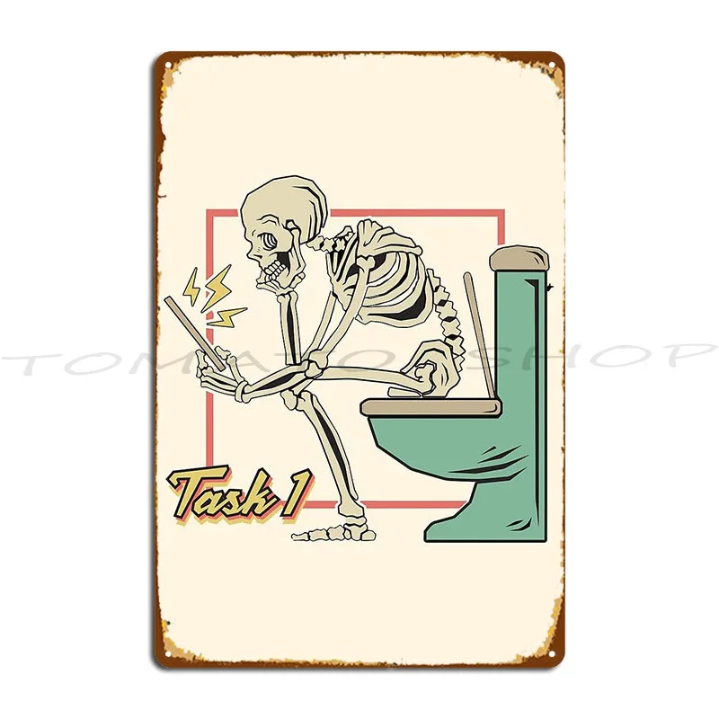 Task 1  Complet Metal Sign Design Pub Plaques Painting Cave Print Tin Sign Poster
