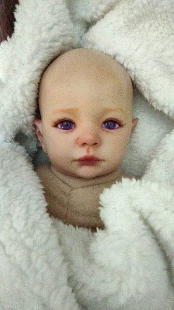 20Inch Reborn Doll Kit Elf-Fee Onvoltooide Ongeverfd Fair Elf Pop Onderdelen Met Doek Lichaam