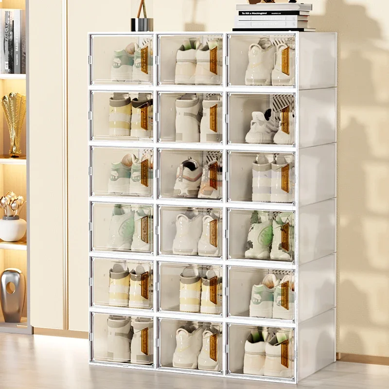 

Balcony Hallway Shoe Rack Storage Closets Box Organization Shoe Rack Corner Space Saving Mueble Recibidor De Entrada Furniture