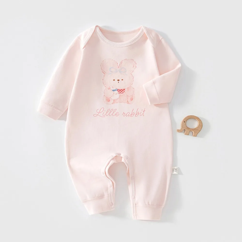0-18M Baby Jumpsuit Autumn Cotton Baby Collar Outdoor Wear Cute Super Cute and Stylish Baby Outfit