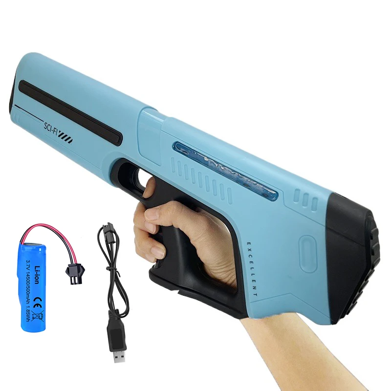 Elektrische Waterpistolen Voor Volwassenen Krachtige Squirt Automatische Waterzuiging Waterblasters Zomer Outdoor Strand Speelgoed Voor Jongens Kid Gift
