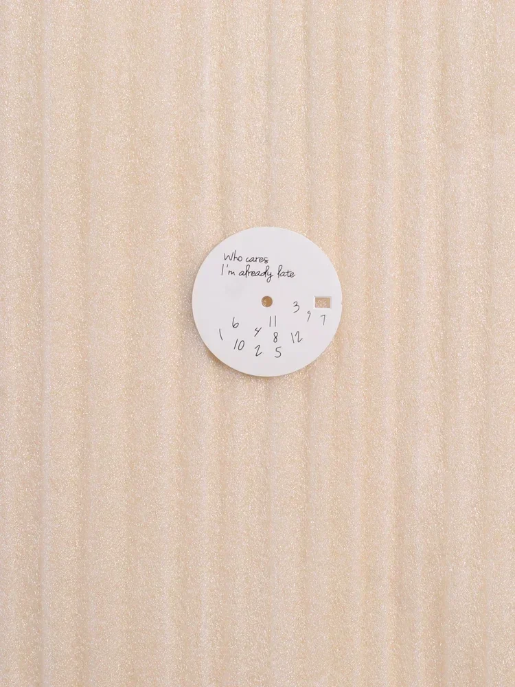 hot Selling 28 5mm NH35 Dials Who Cares Im Already Late Mod for Diy Modify Watches Factory Price