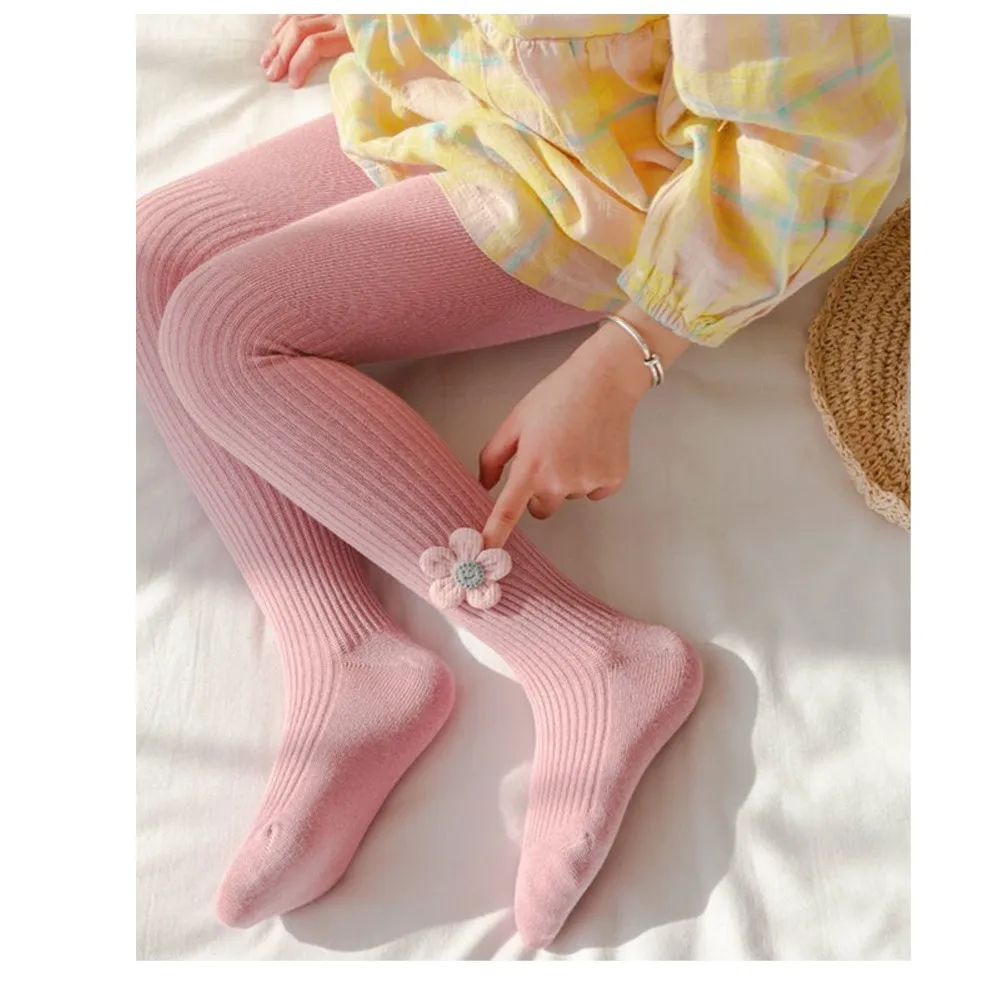 Girls tights paragraphs  spring and autumn cotton children girl wear Pantyhose baby leggings outside stocking