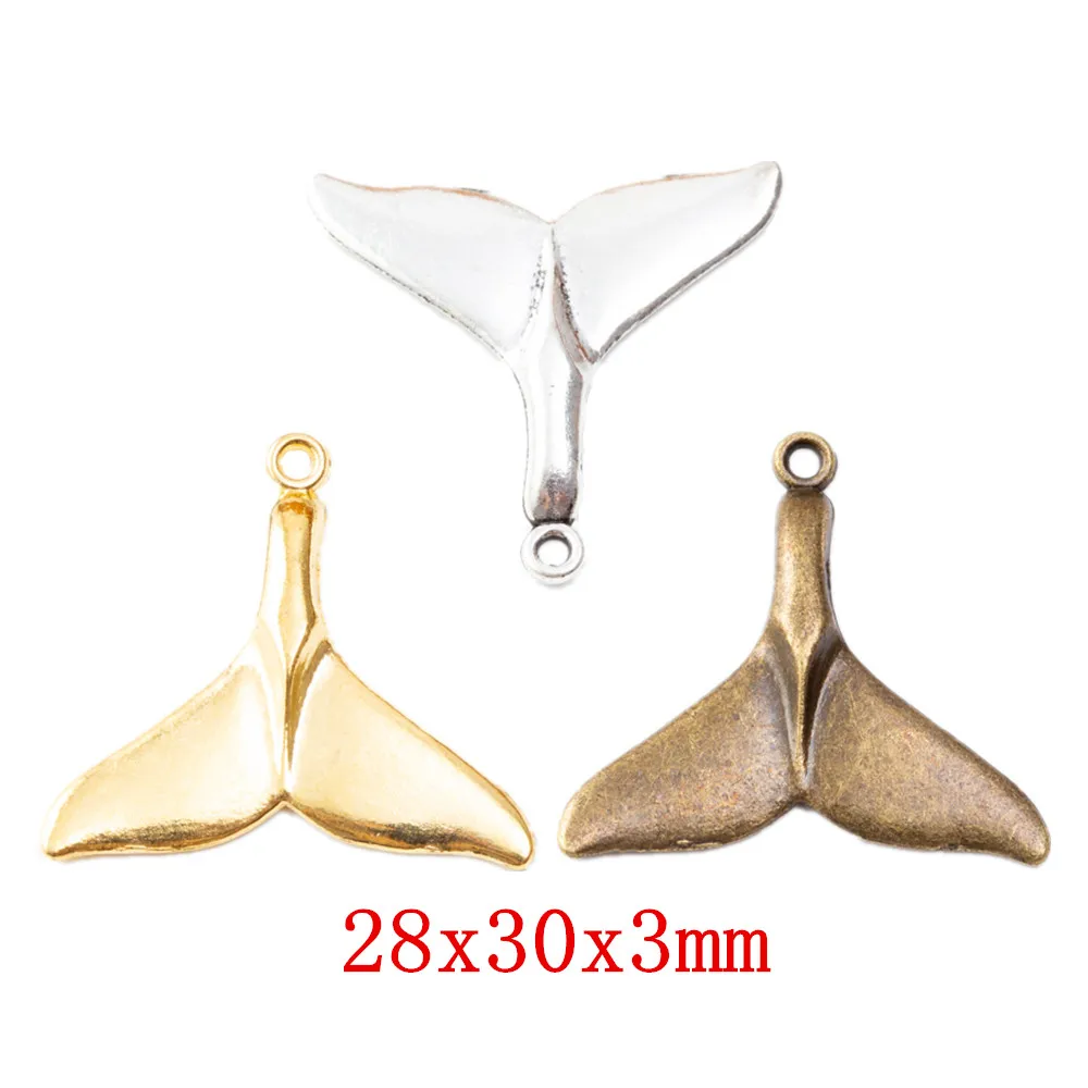 22pieces (dolphin) vintage zinc alloy charm metal pendant DIY jewelry discovery making accessories796