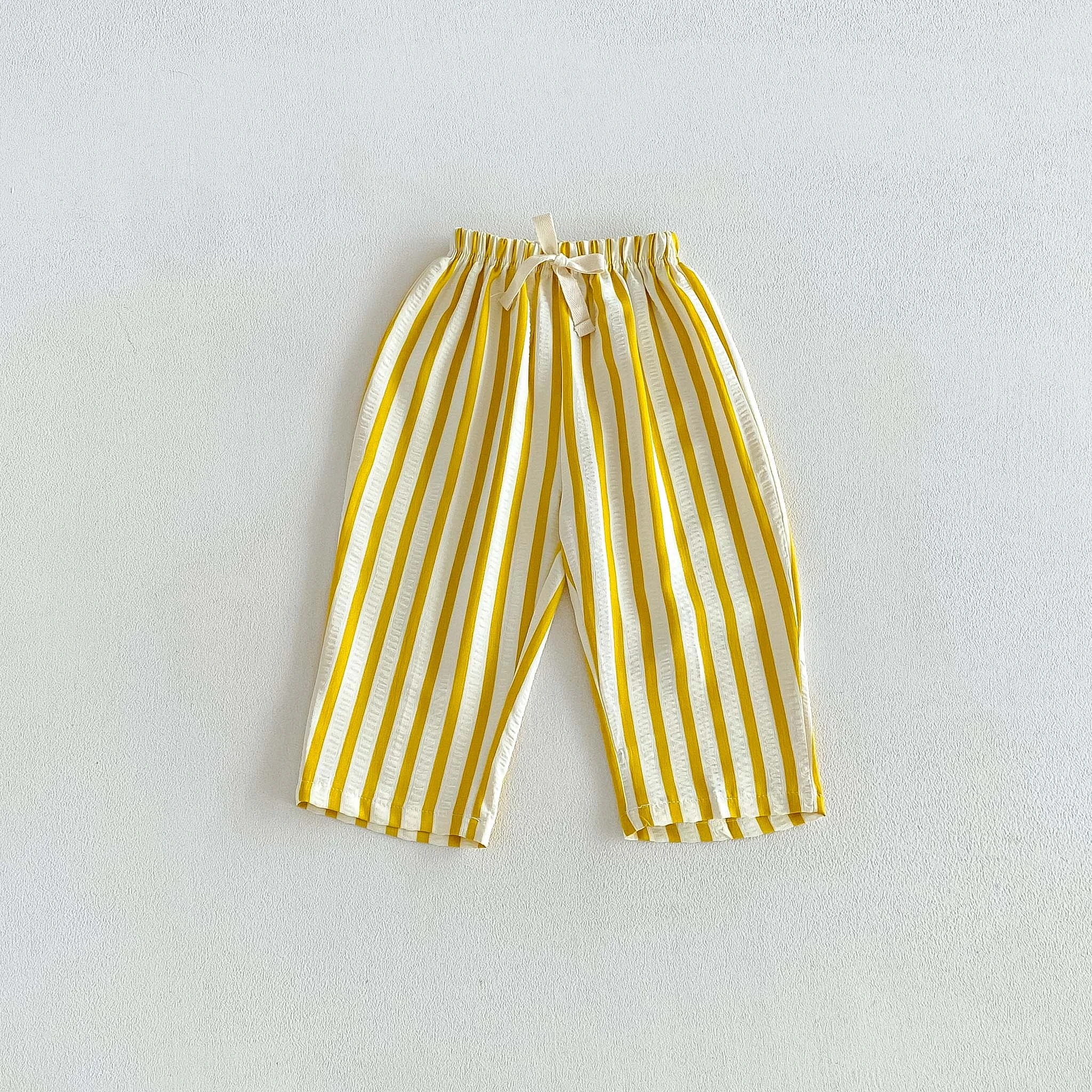 Small Kid Striped Summer Pants Lightweight Fabric In Six Colors Ideal For Boys And Girls Wear Pants 2026 Children Popular Pants