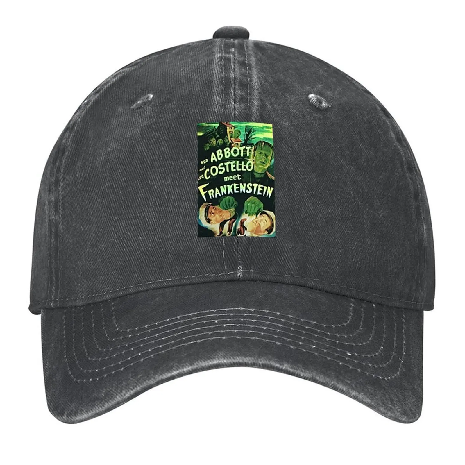 

Abbott and Costello meet Frankenstein Classic . Baseball Cap hats on offer custom caps Streetwear Icon Male Women's