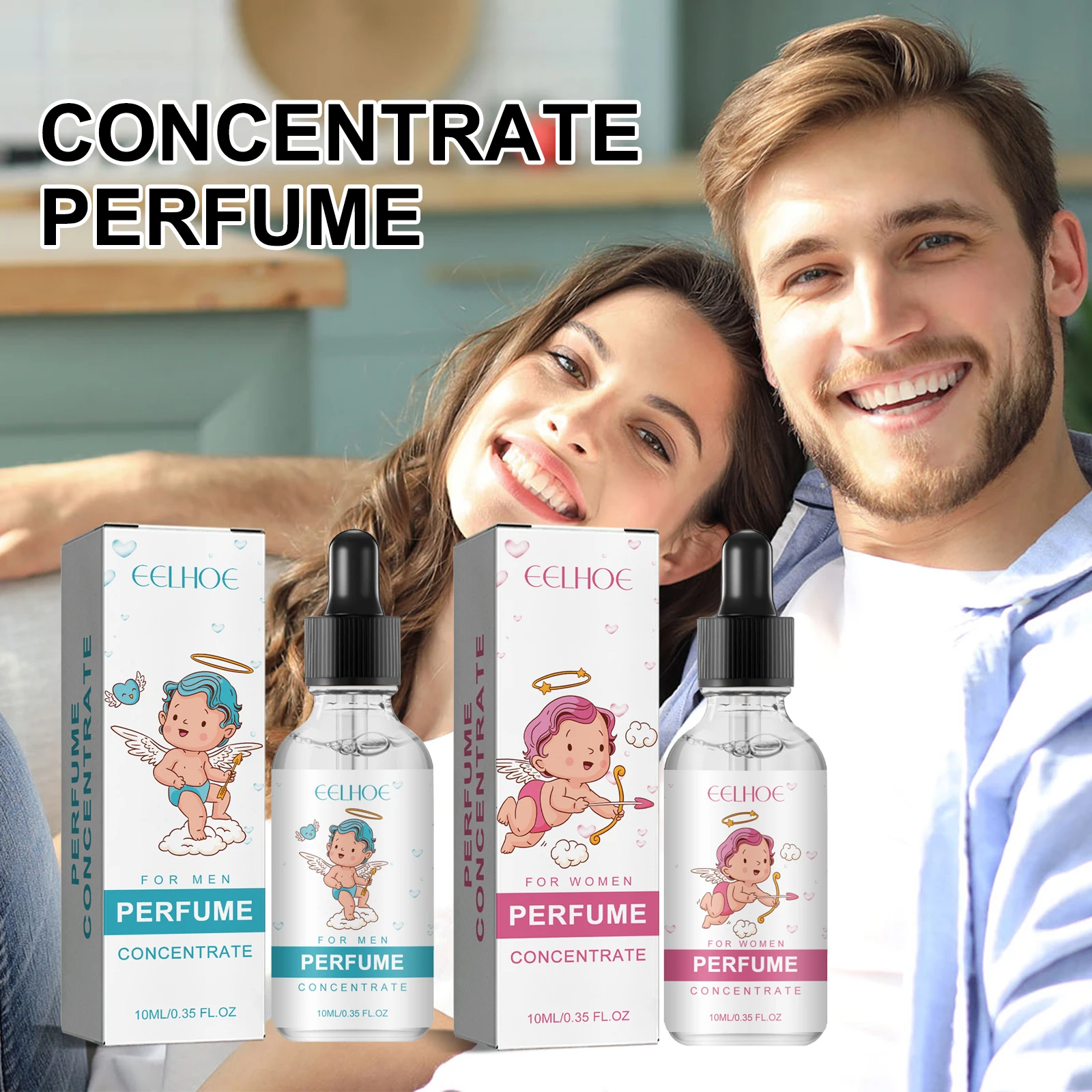 

EELHOE Perfume de hipnosis de Cupido - Niche Long Lasting Light Scent Natural Skin-Safe Fragrance for Pulse Points Charm Perfume