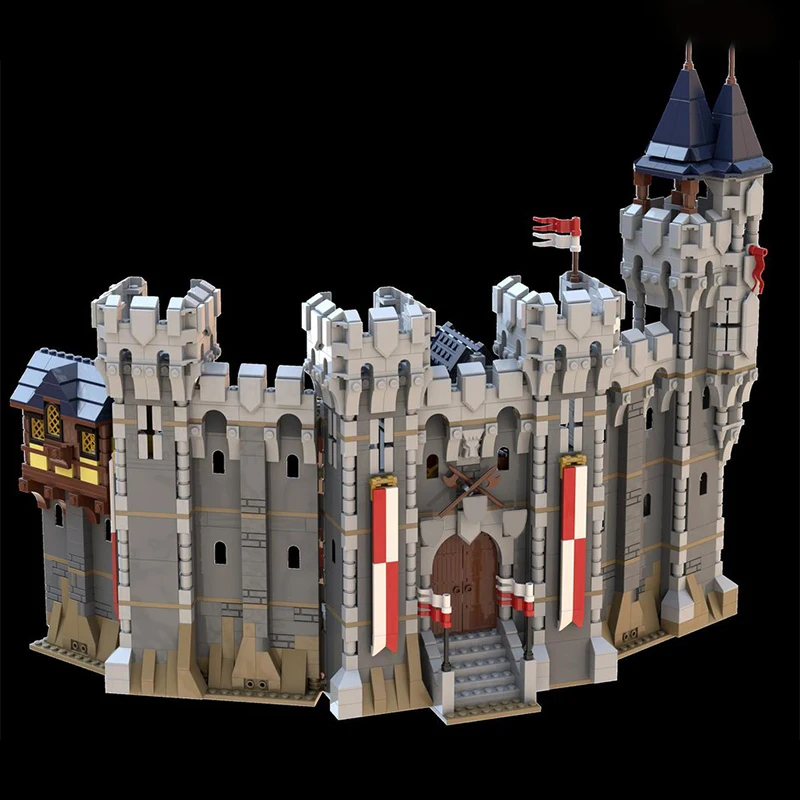 2155PCS MOC Falcons Impenetrable Keep Sturdy DIY Model Building Blocks Birthday Toys Gift