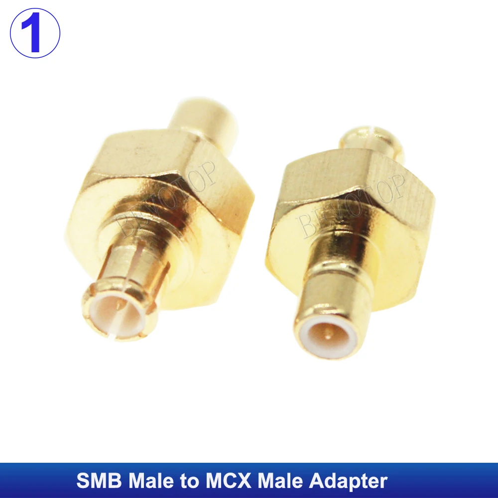 10Pcs/Lot SMB to MCX Kit Adaper SMB Male/Female to MCX DBA Car Aerial for DAB+ Car Aerial Radio Kenwood Gold Plated 50 Ohm