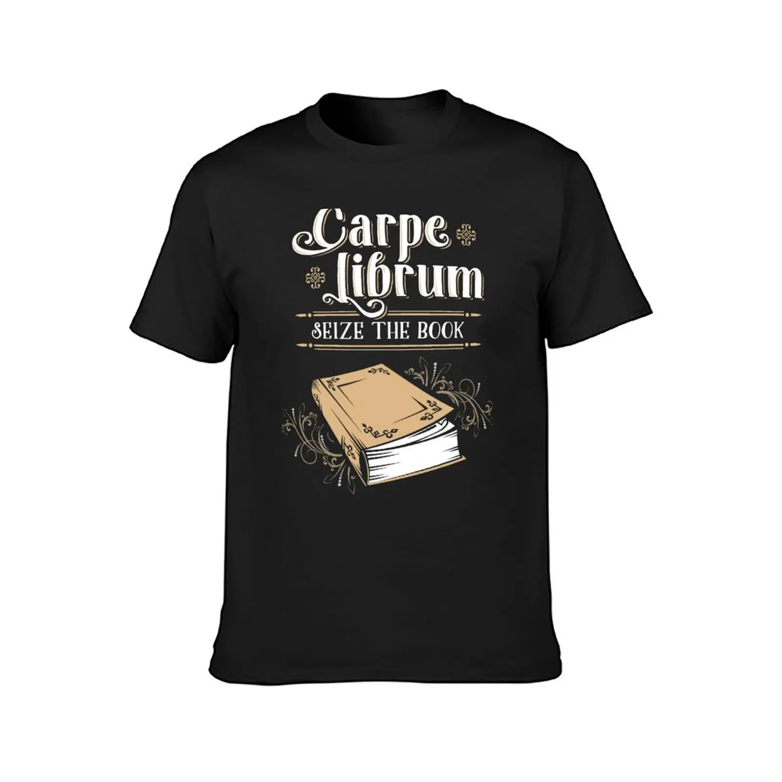 Carpe Librum Seize The Book T-Shirt vintage clothes funnys men clothing