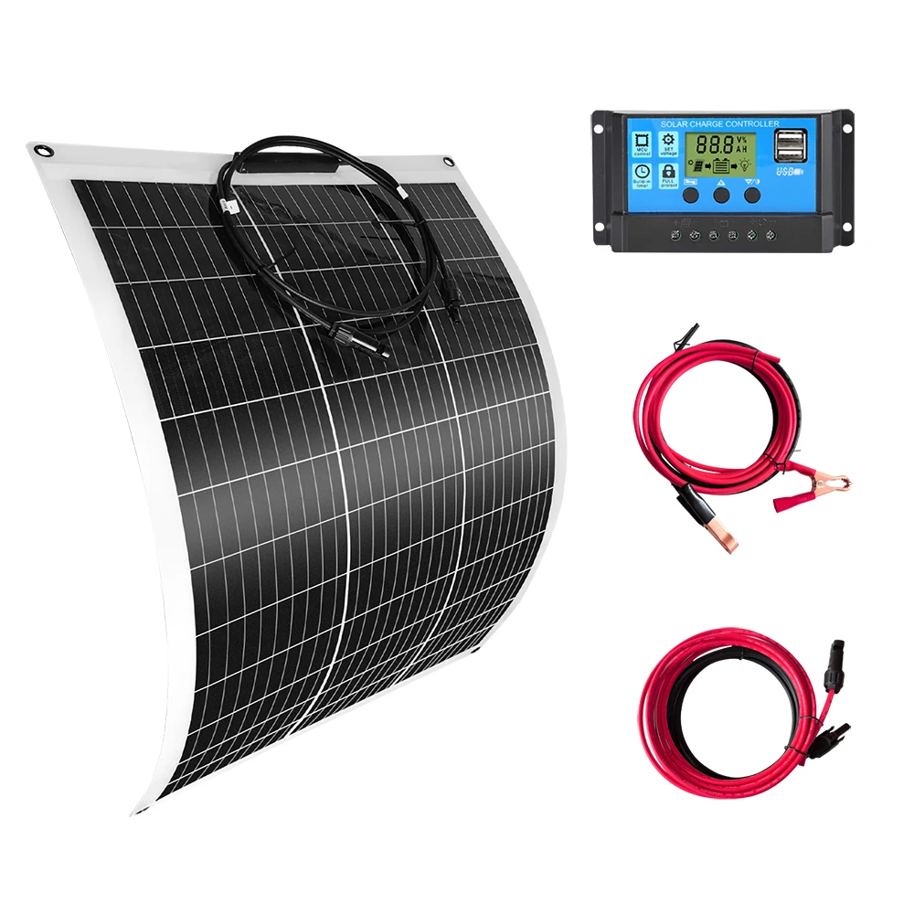 Polen Snelle verzending 400W zonne-energiesysteemkit Waterdicht monocristallijn zonnepaneel Camping RV Home