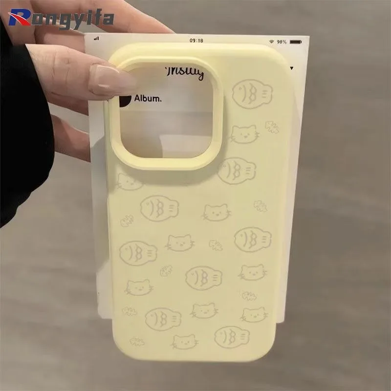 Cartoon Cat Phone Case For Infinix Hot 60 60i 50 50i 40 40i Pro Plus Smart 10 9 8 HD Pro Plus 7 Itel P40 Shockproof Back Cover - view 4
