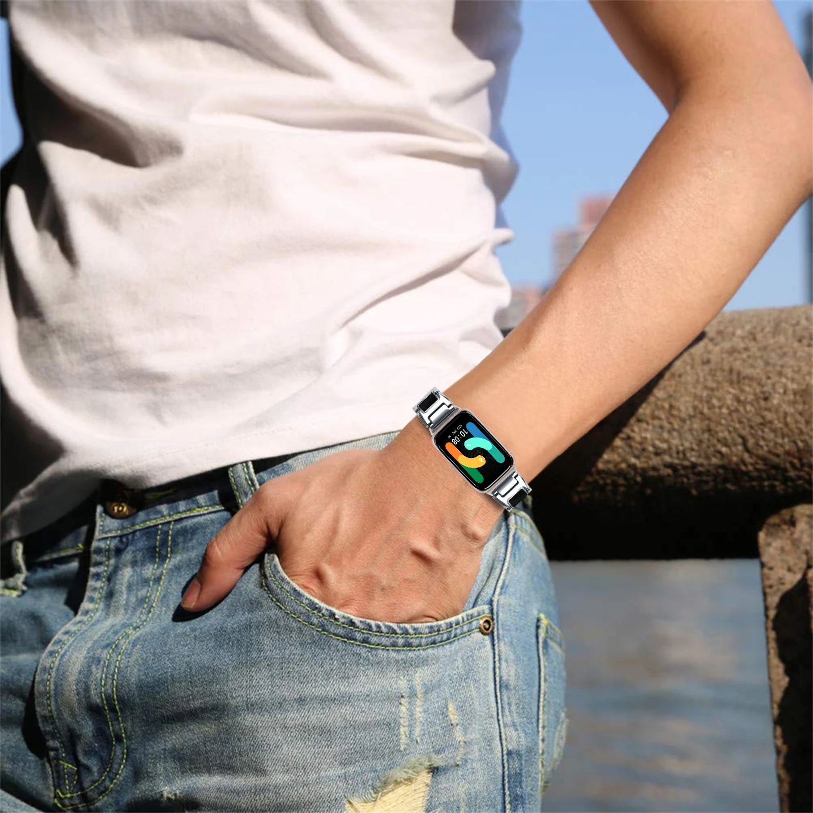 Керамический ремешок для Samsung Galaxy Fit 3 SM-R390, аксессуары, ремешок для часов для Samsung Galaxy Fit3 SM-R390, сменный браслет