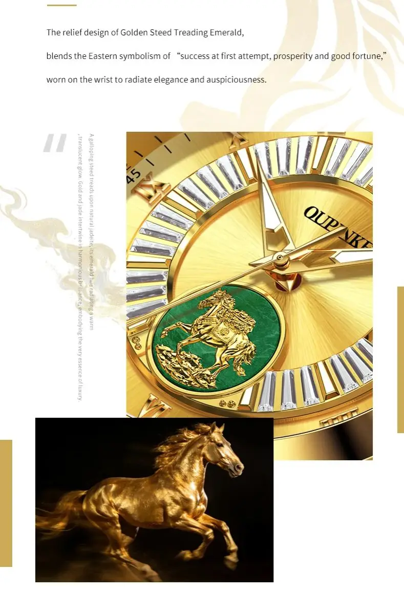 OUPINKE 3320 Automatic Man Watch Luxury Genuine Gold Jadeite Import Movement Tungsten Steel Mechanical Watches for Men 2026 New