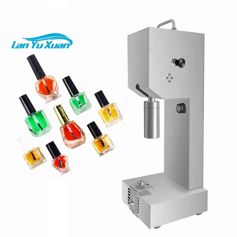 

Small vial bottle gel polish filling capping machine and builder gel screwing machine 2-300 ml nail polish with brush