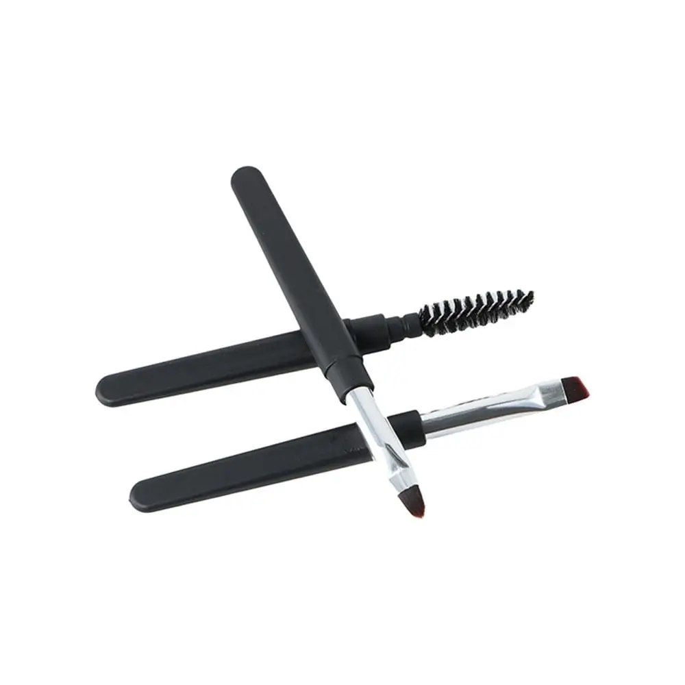 Accessori per il trucco a forma di torre a spirale trasparente Pennello per eyeliner Sopracciglia Pennello per ciglia Strumento per trucco Pennello per labbra