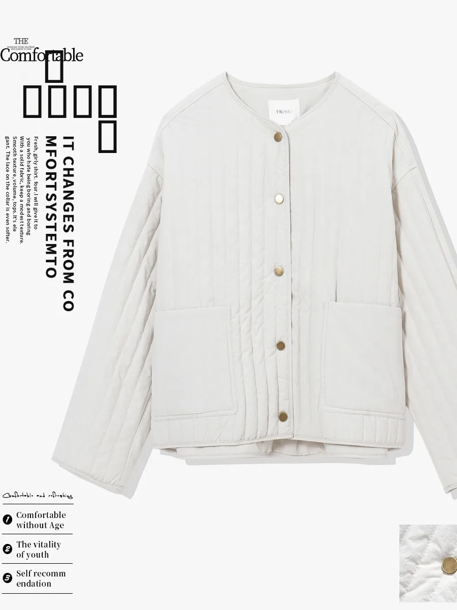 

Женское повседневное пальто Zimode с длинными рукавами, новое, простое, удобное, хлопковое, художественное, для города, свободного кроя, стандартной длины