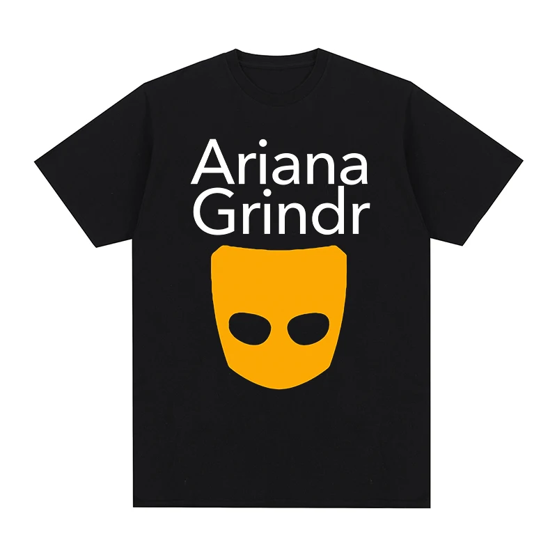 Ariana Grindr Vintage T-shirt American singer, songwriter, And Actress  Pop Music Cotton Men T Shirt New TEE TSHIRT Womens Tops
