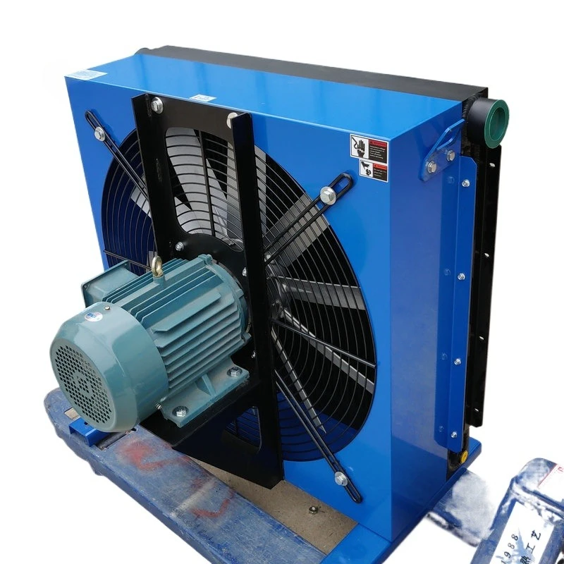 Hydraulic oil air cooler Radiator Air-cooled heat exchanger Hydraulic station Industrial oil cooling Crane air cooler