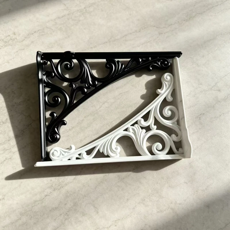 European Zinc Alloy Triangular Thickened Load-bearing Tripod Storage Rack Wall Upper Plate Support Partition Support Bracket