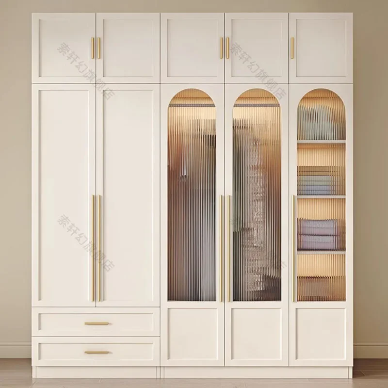 Modern Luxury Wardrobe European Heavy Duty Bedroom Storage Wardrobe Room Organization Guarda Roupa Casal Home Furniture