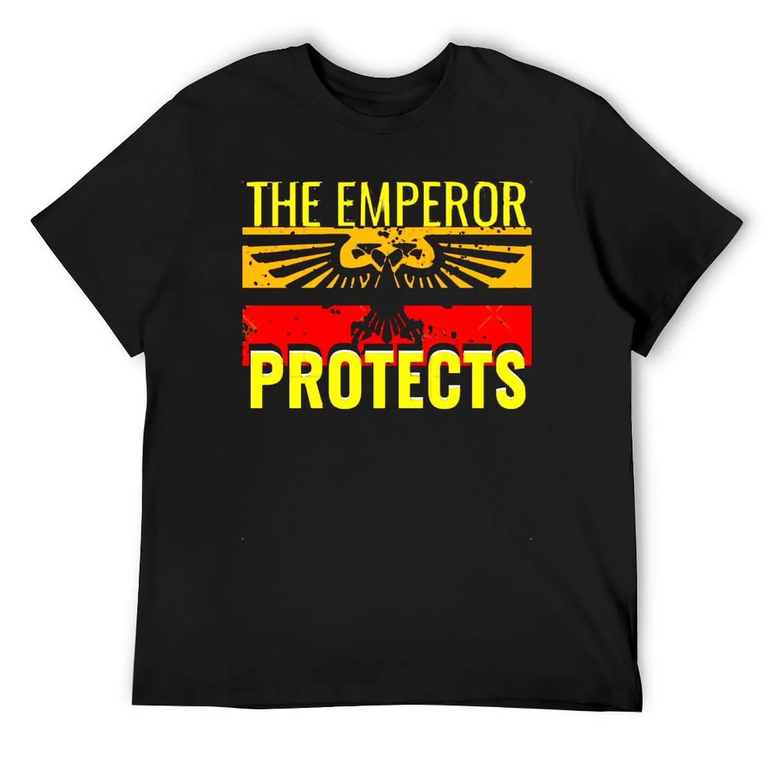 BEST SELLER - The Emperor Protects Merchandise Essential 2 Tshirt Graphic Vintage T-shirt Round Neck Movement  Funny Novelty Tra