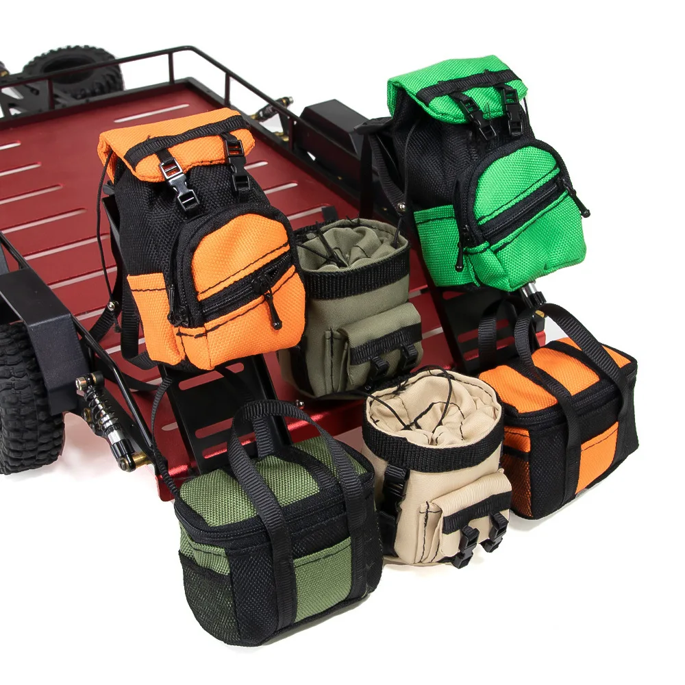 1/10 RC Symulacja Dekoracja Plecak Torba do Przechowywania Torebka dla Axial SCX10 Traxx TRX4 1/10 1/8 Crawler Samochód Akcesoria DIY