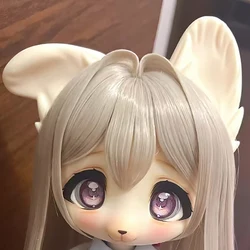 Anime 1/6 BJD Doll Head No Makeup Resin Material Lovely Doll DIY Doll Accessories No Makeup Toys Gifts