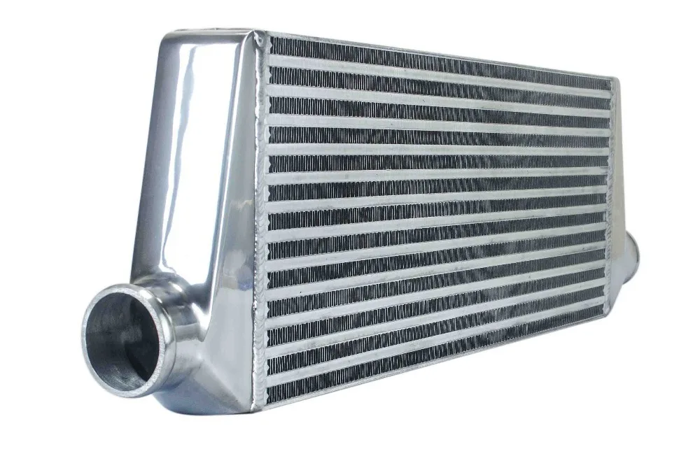 Auto Parts 550 * 230 * 65mm Turbine Intercooler Aperture 2.5 Inches