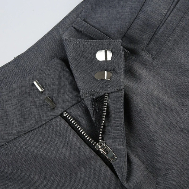 Zeyla – pantalon évasé à jambes droites pour femme, taille basse, bureau, coupe ample, Vintage, Style américain, décontracté, Chic, 2025