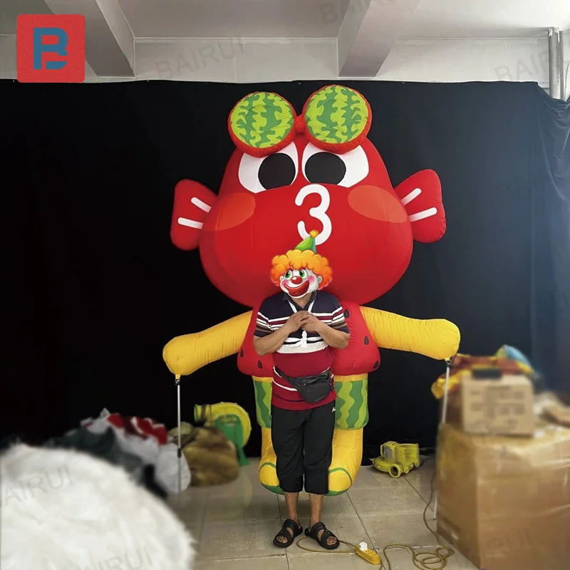 

Inflatable puppets, Oxford fabric inflatable cartoon puppets, watermelon models, parade decoration props