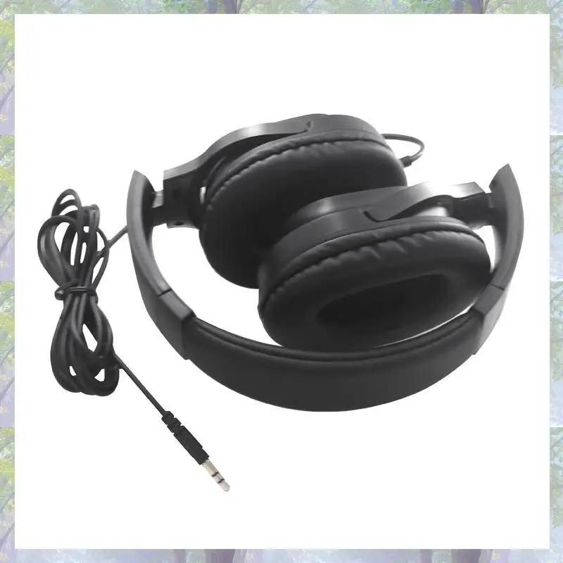 2X Gitarren-Kopfhörer, Gitarrenverstärker, Audio-Mixer, Over-Ear-Headset, einziehbar, faltbar, kabelgebunden, Stereo-Kopfhörer