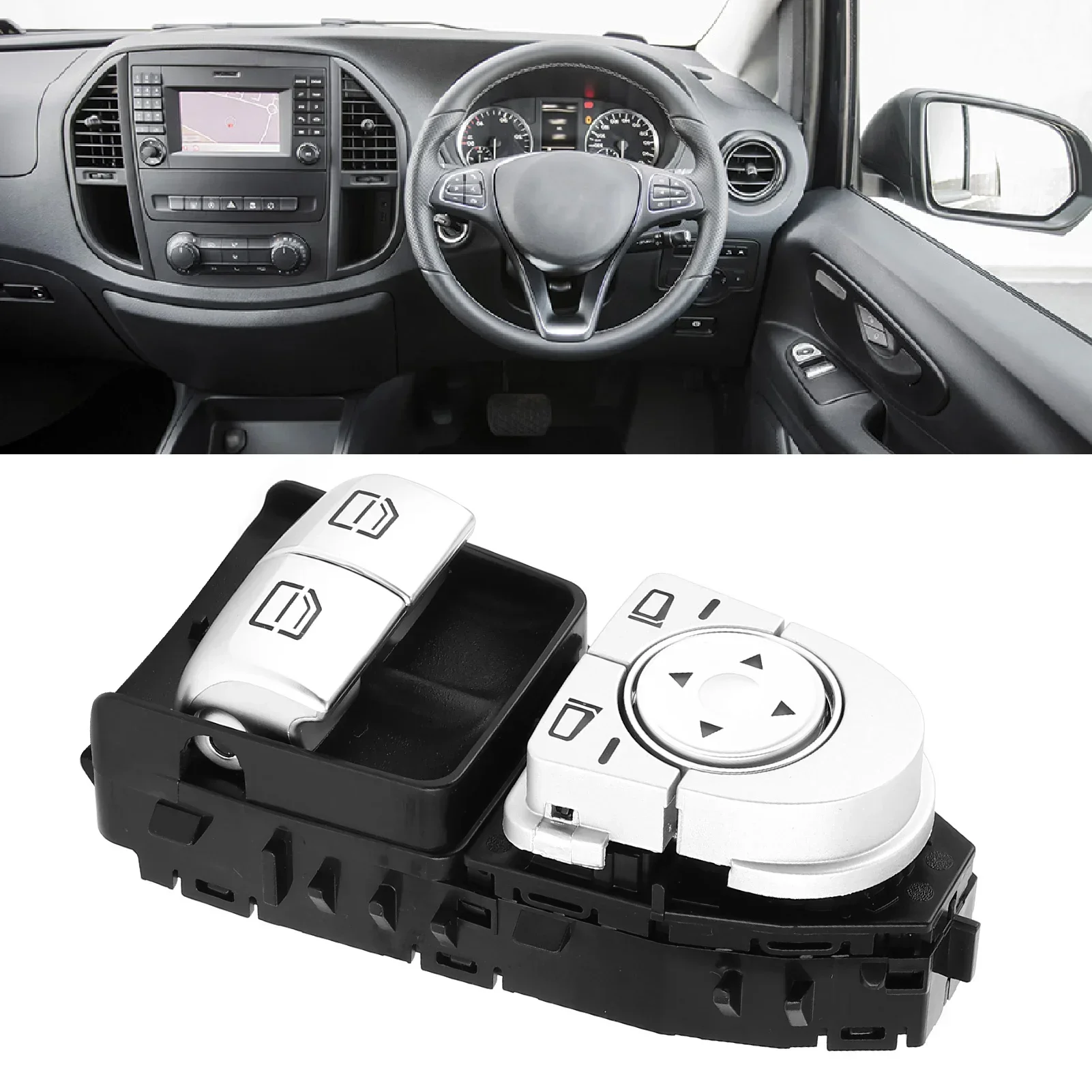 Front Power Window Control Switch A2059056911 Fit For MercedesBenz Vito 447 448
