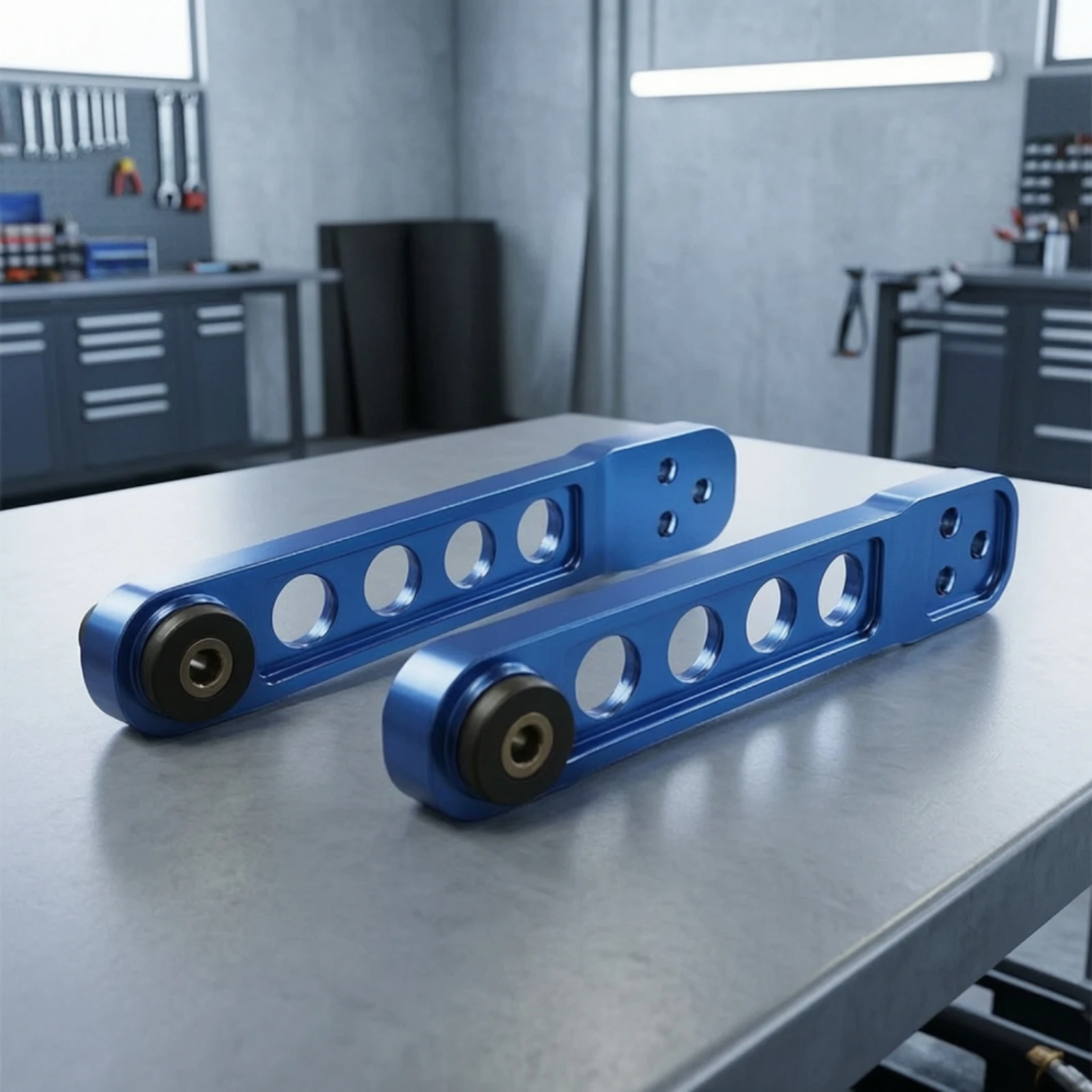 Chassis Control Arms Anodized Rear Control Arms Auto Parts Lightweight Slimline for Car Enthusiasts, Chassis Tuning