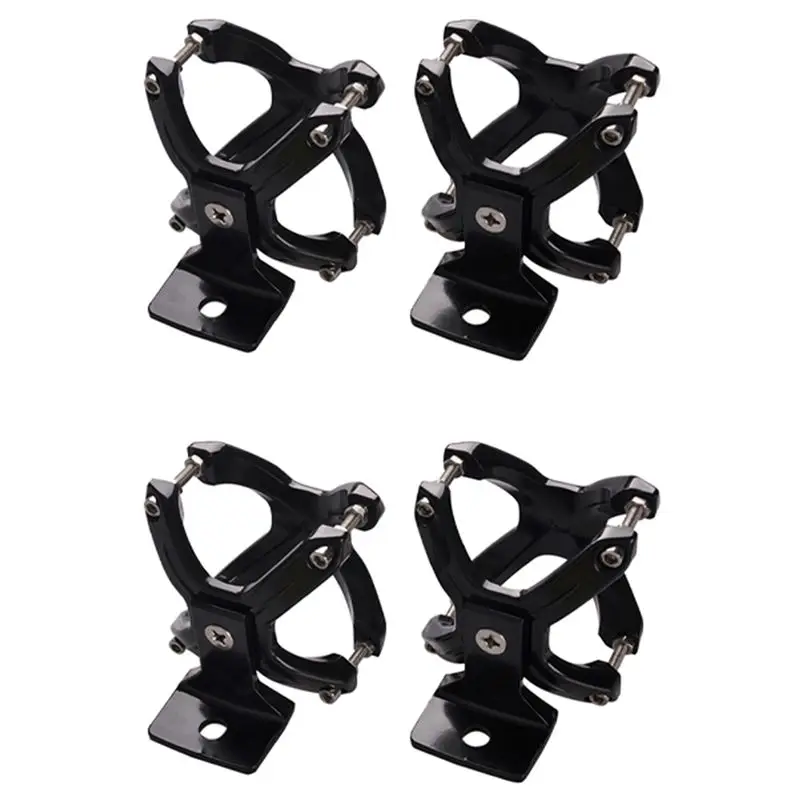 A11M-Adjustable LED Work Light Bracket For 2-3 Inch Tube Bumper Bar Tube Roll And Cage X-Clamp Light Mount Clamp - 4 Pieces