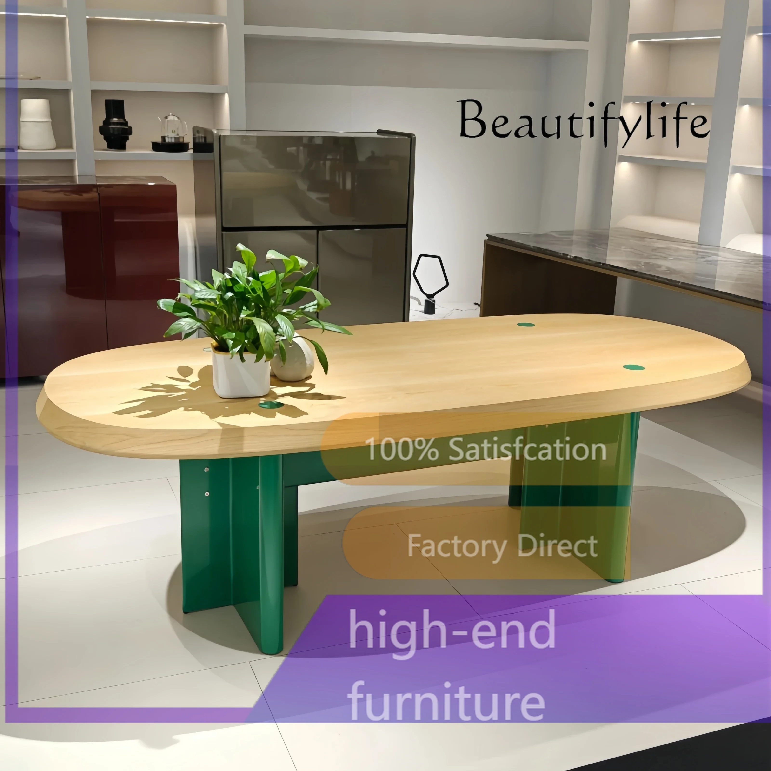 Lz-X40 Medieval Style Solid Wood Dining Table French Retro Style Designer Home Creative Light Luxury Study Desk