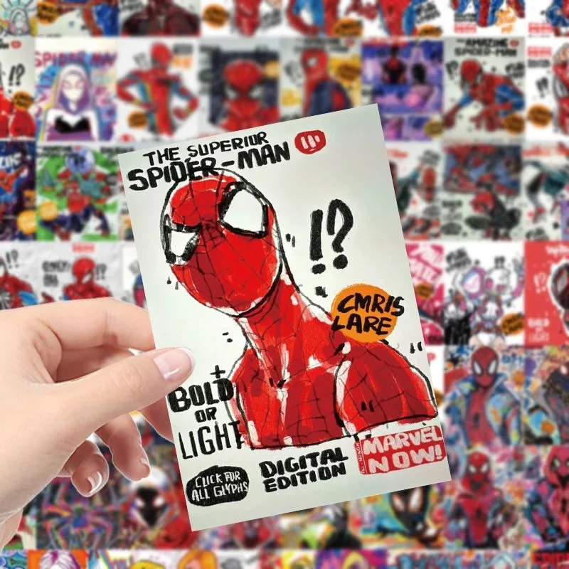 Periferiche di film creativi Spider-Man Gwen di Marvel Adesivi graffiti fai-da-te Adesivi decorativi personalizzati per telefoni cellulari per bagagli