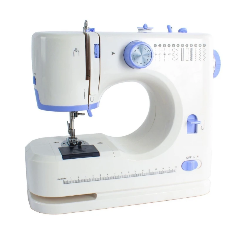 

Mini Portable Sewing Machines Lockstitch Buttonhole Domestic Overlock Sewing Machine Electric Edge-locking Home Naaimachines JTS