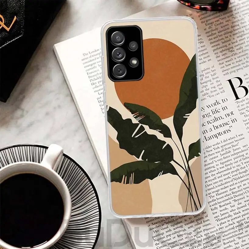 Abstract Women Face Line Cover For Samsung Galaxy A51 A50 A71 A70 Phone Case A21S A31 A41 A10 A20E A30 A40 A01 A11 A6 A7 A8 A9 C