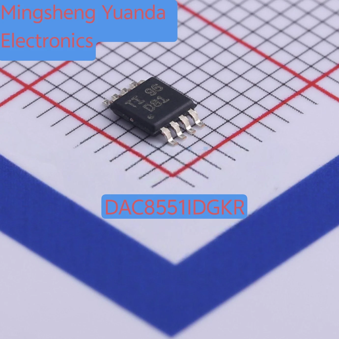 1-5PCS DAC8551 DAC8551IDGKR DAC8552 DAC8552IDGKR Original and authentic products encapsulation:VSSOP-8