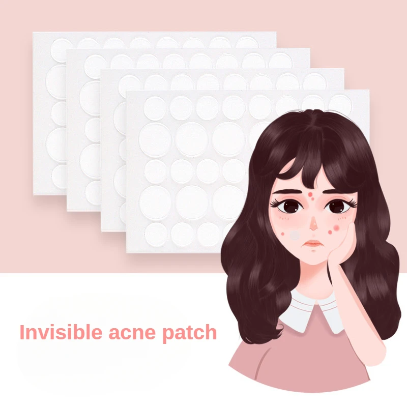 180Pcs Waterproof Make Up Invisible Acne Patch Girls Dating Party Temporary Concealer PE Sticker Face Pimples Covering Bandaids