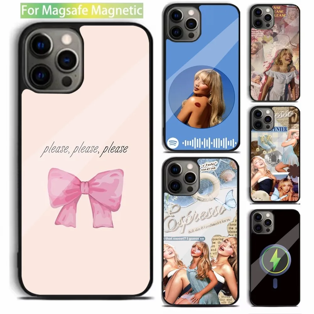 

Singer Please Sabrina C-Carpenter Phone Case For iPhone 15,14,13,12,11,Plus,Pro,Max Mini Magsafe Magnetic Wireless Charging