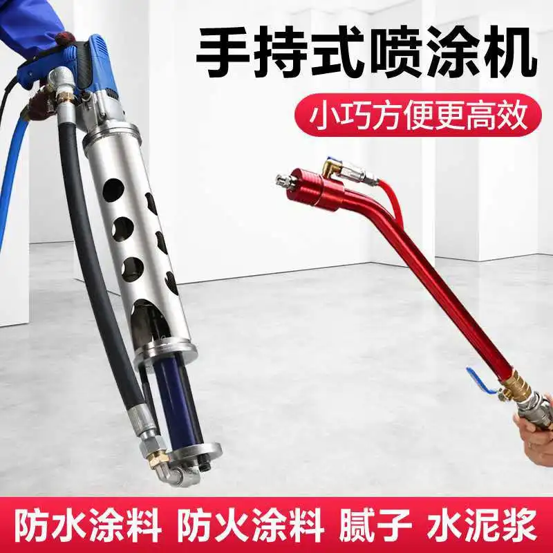 Macchina per spruzzatura di rivestimento impermeabile e ignifuga Olio base per mastice di poliuretano Macchina per spruzzatura di vernice in vera pietra