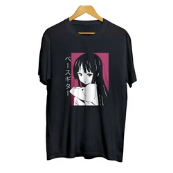 T-Shirts distro anime sticker AKIYAMA MIO - K-ON 100% cotton combed 30s