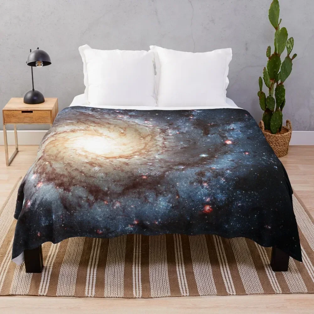 

Spiral Galaxy Throw Blanket Cozy Throw Blanket for Bed Sofa Chair