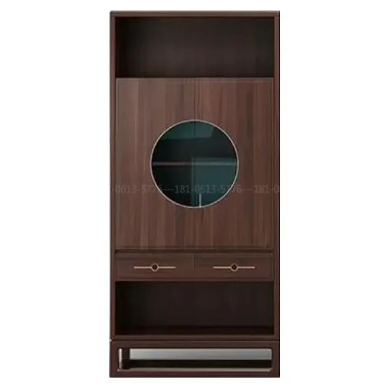 Ugyen Wooden Bookcase Tea Room Club Boss Office File Cabinet Wine Cabinet Locker Furniture