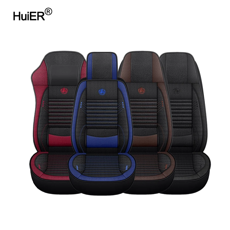 Linen Universal Truck Lorry Bus Big Auto Seat Cushion Cover for KAMAZ SCANIA IVECO ISUZU Volvo MAN DAF Hino TATRA SANY Benz etc 